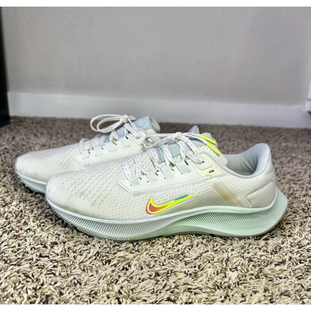 Nike Air Zoom Pegasus 38 Summit White Volt DH6507-111 Women's Size 9.5